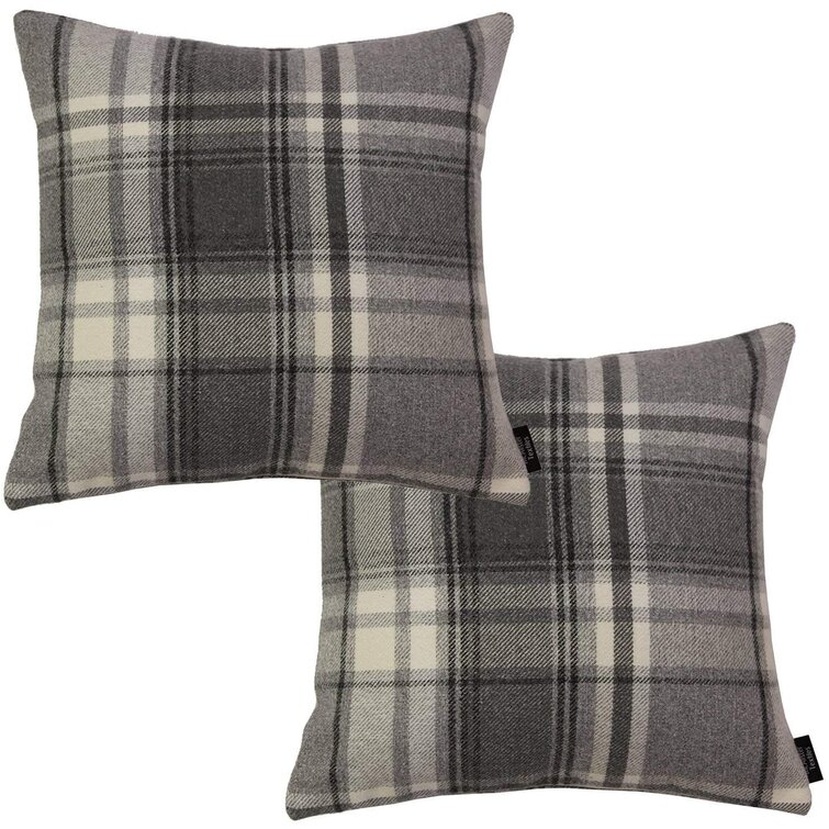 Plaid discount outdoor cushions